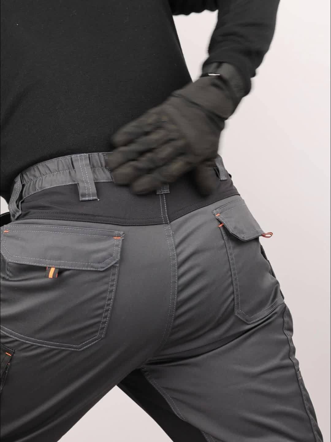 Pantalon de Travail Homme avec Stretch et Renforts aux Genoux