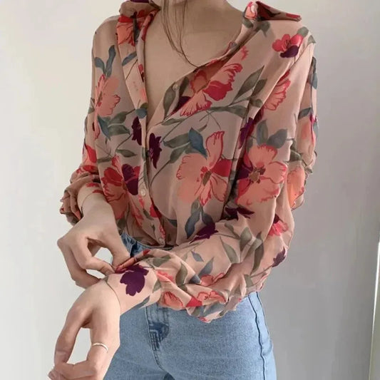 Blouse d’été en chiffon légère pour femme