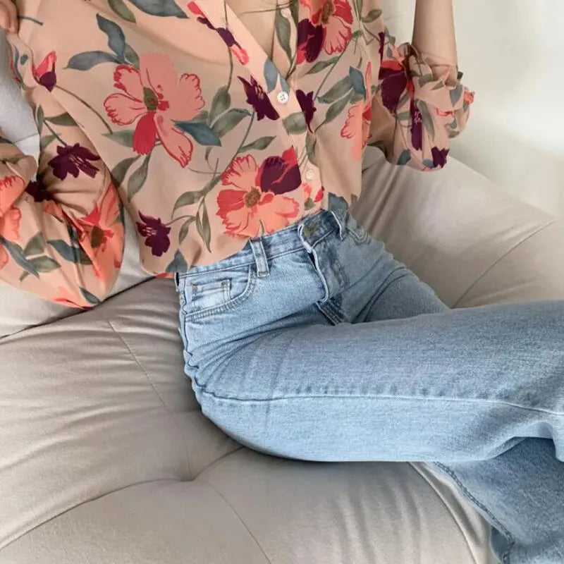 Blouse d’été en chiffon légère pour femme