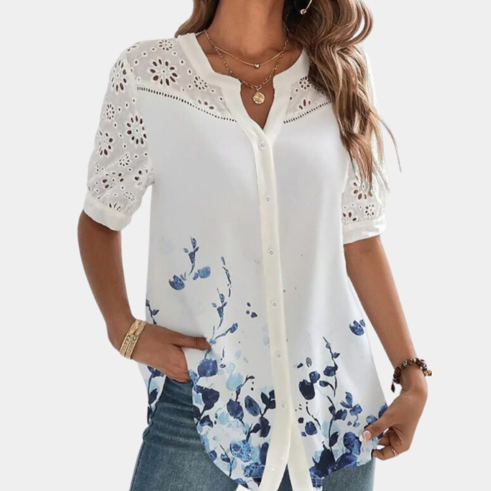 Blouse d’été élégante pour femme – Légère, respirante et chic
