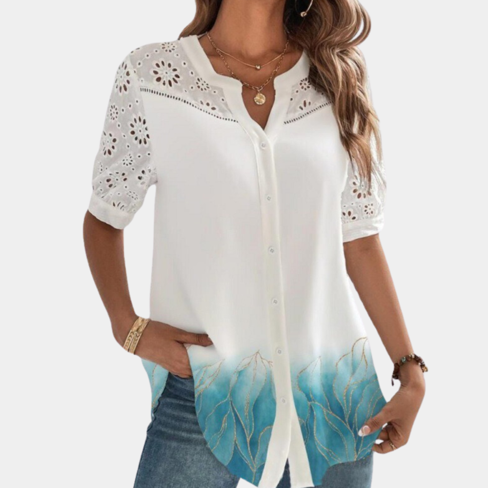 Blouse d’été élégante pour femme – Légère, respirante et chic