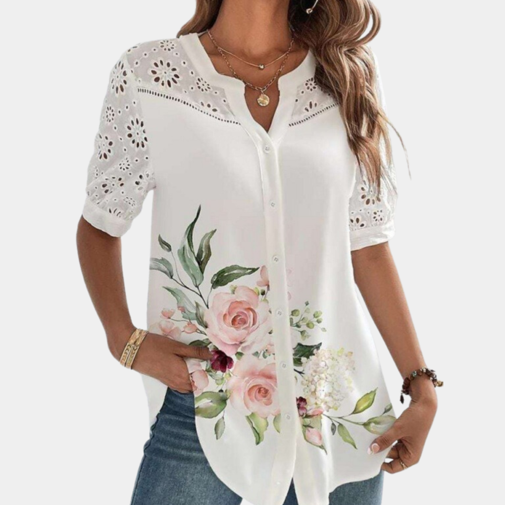 Blouse d’été élégante pour femme – Légère, respirante et chic