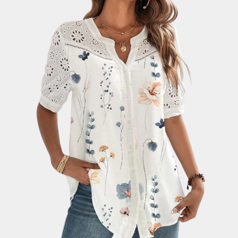 Blouse d’été élégante pour femme – Légère, respirante et chic