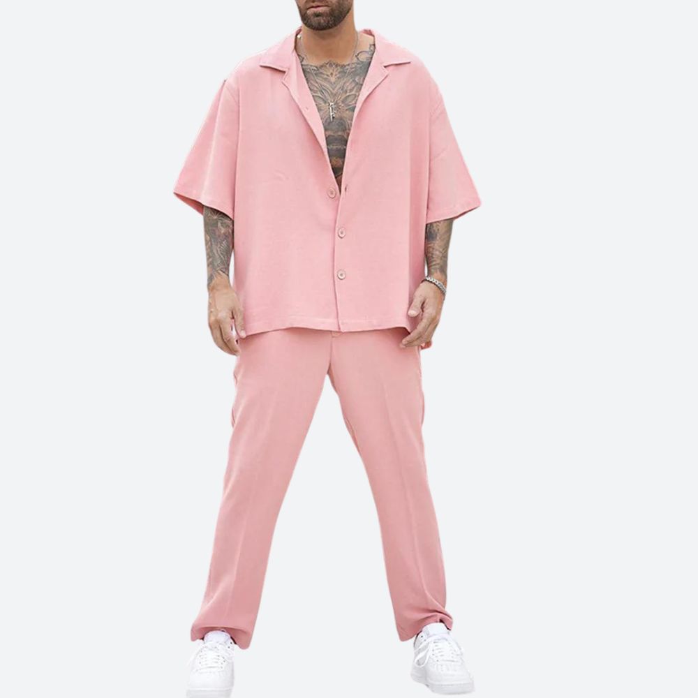 Ensemble Loungewear Homme au Style Décontracté et Ajusté